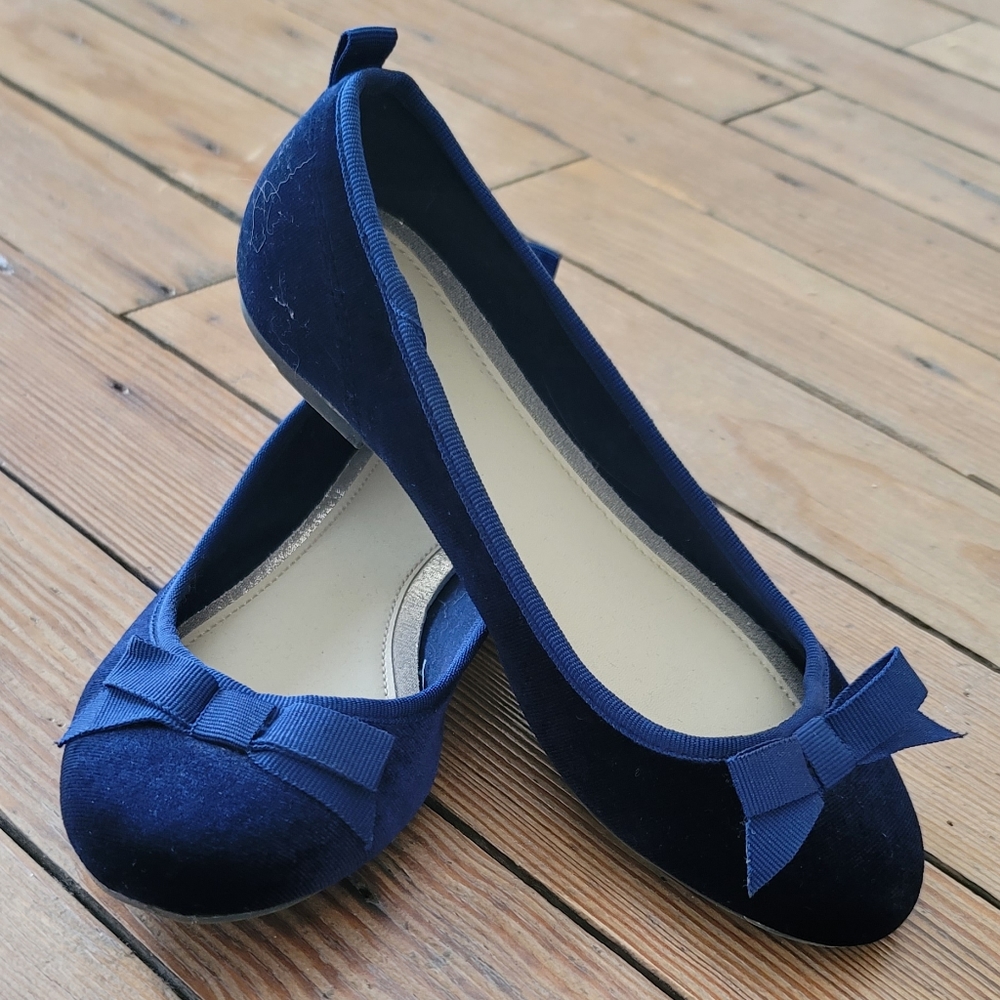 Velvet shoes